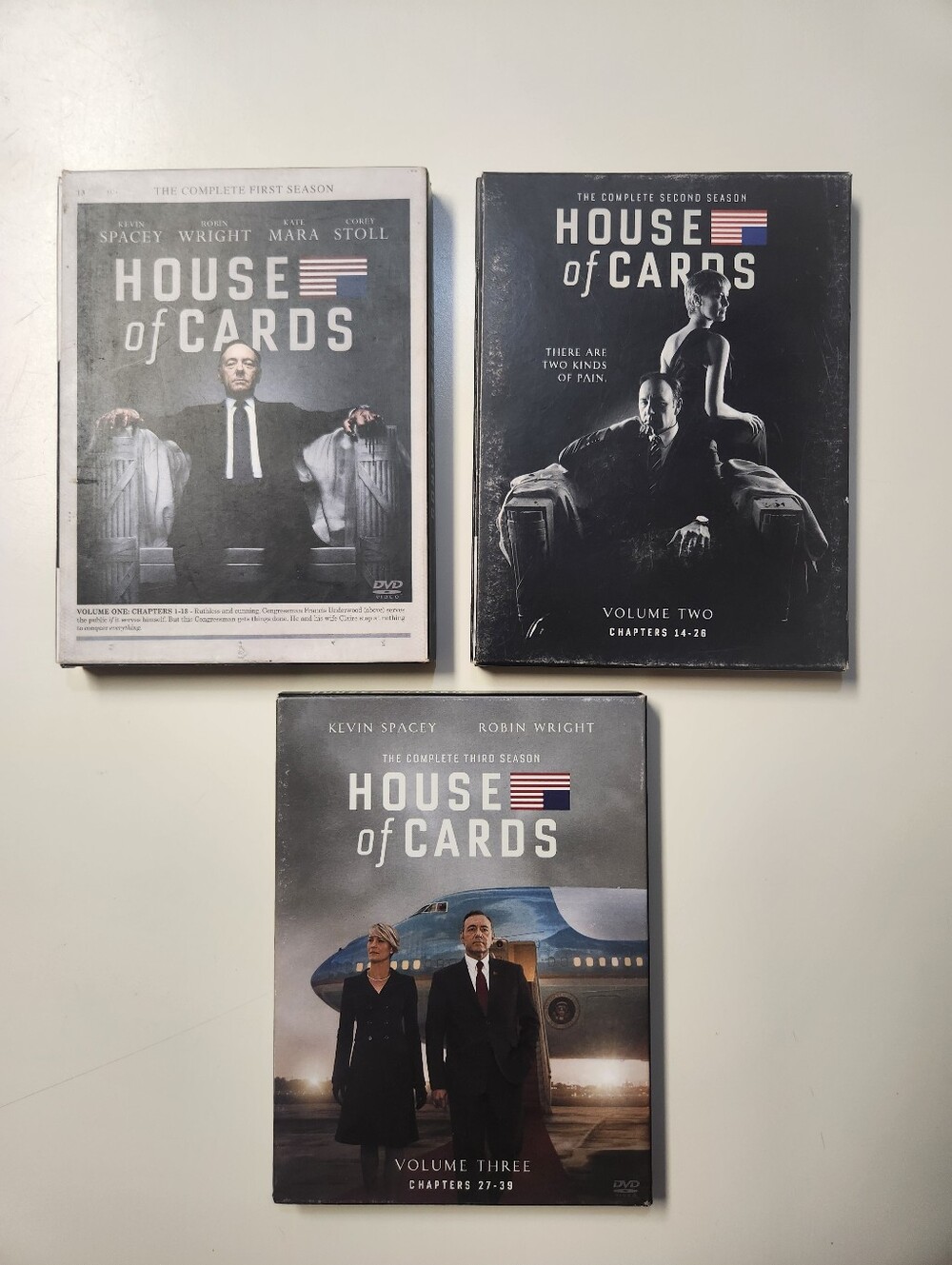 House Of Cards Complete Seasons 1-3 DVD Set